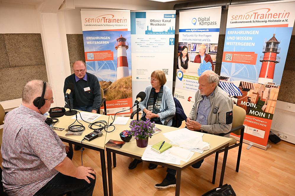 SeniorTrainer des Kompetenzteam Dithmarschen im OK-Radio Westküste